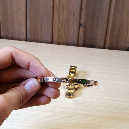 Golden watch With Bracelet #4207