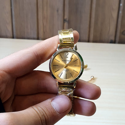 Golden watch With Bracelet #4207