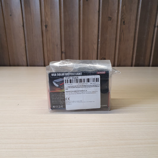 Usb Solar Bicycle light And Horn #4966