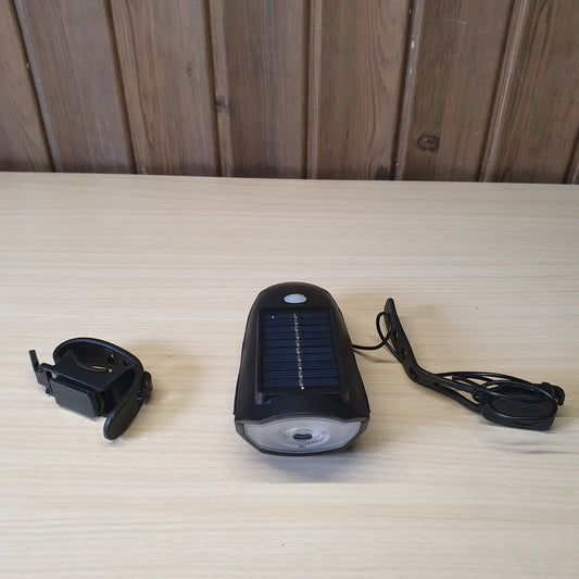 Usb Solar Bicycle light And Horn #4966