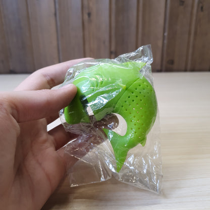 Shark Shape Silicone Tea Strainer Filter Tea Infuser Tea Accessories Green#6229