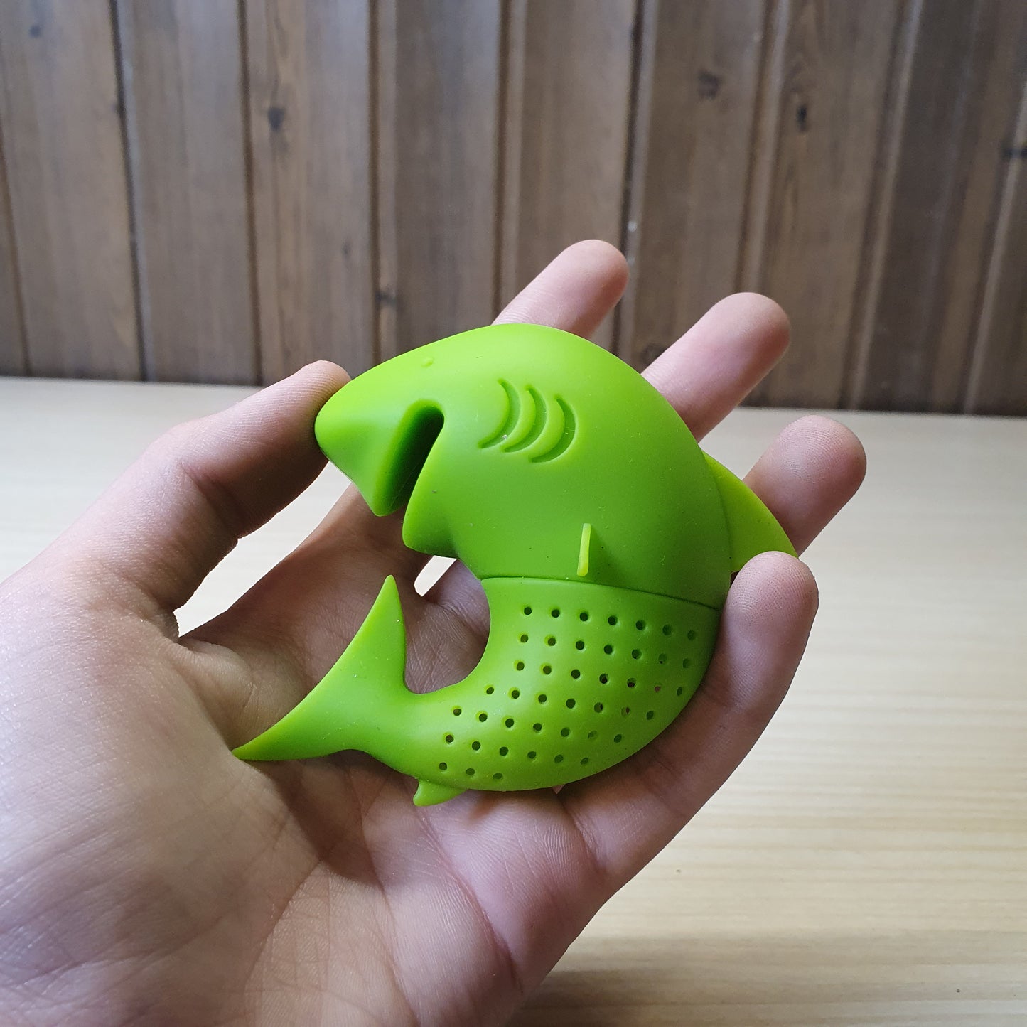 Shark Shape Silicone Tea Strainer Filter Tea Infuser Tea Accessories Green#6229