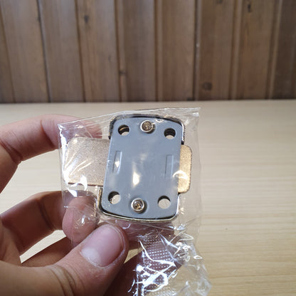 Rotating bolt latch, frequently used for securing small doors, cabinets, or chests. #6372