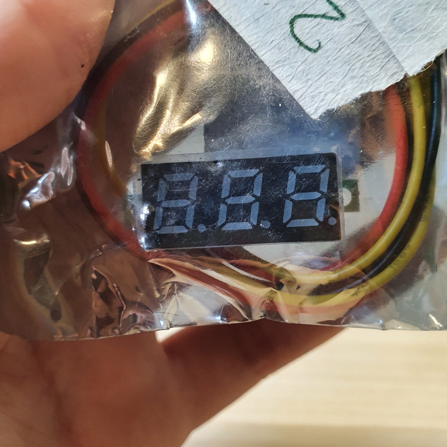 0.28-inch DC voltmeter with a digital display#6377