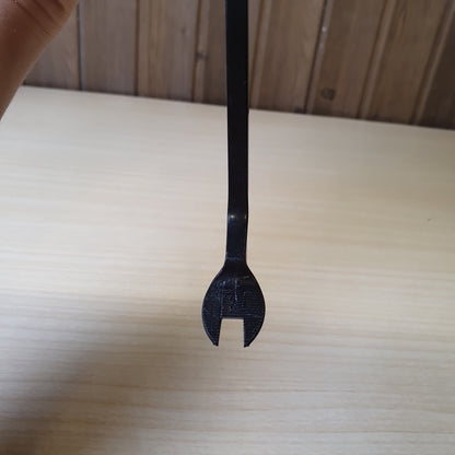 Tool is commonly used to remove car door panels, interior trim, and upholstery clips #6350