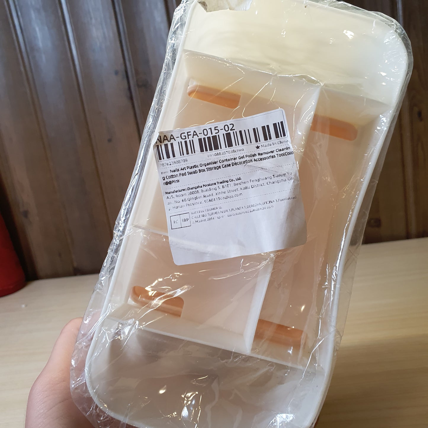 Nails Arts Plastic Organizer container #6171