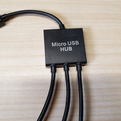 3 In 1  Micro Usb To 2 OTG 3 Port #6186