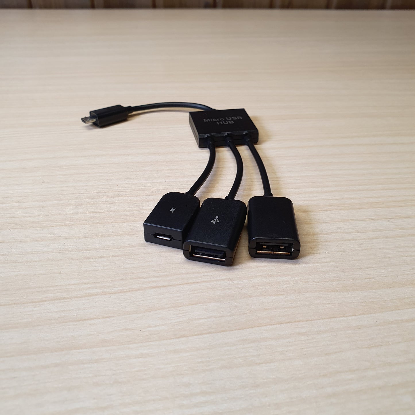 3 In 1  Micro Usb To 2 OTG 3 Port #6186
