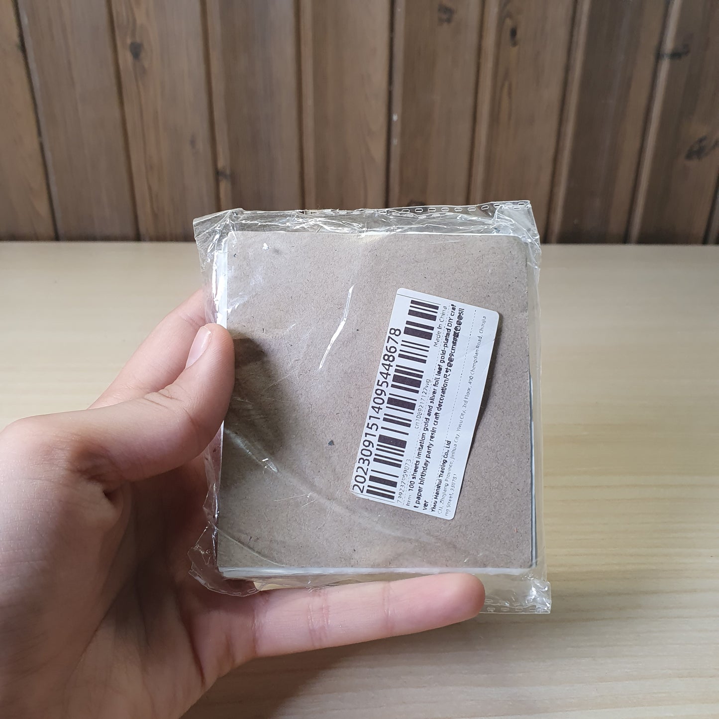 100 Sheets Imitation Silver Foil Leaf #6354