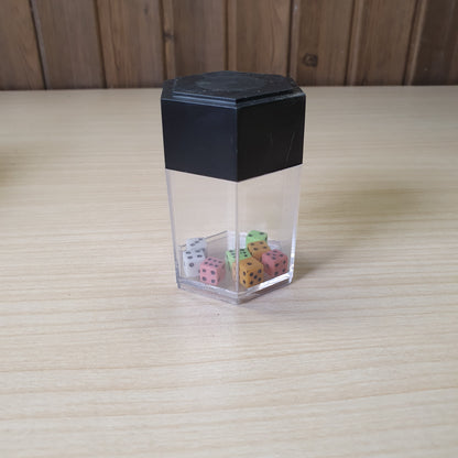 explosion dice" magic trick prop, designed to instantly transform one large die into several smaller ones.#6172