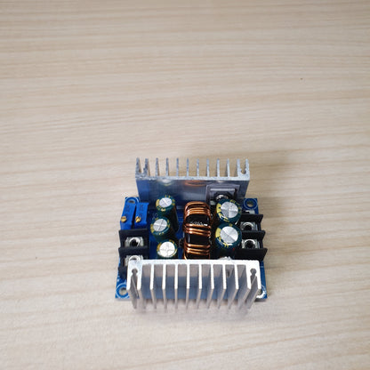 300W 20A DC-DC Buck Converter module used for stepping down voltage, featuring both constant current (CC) and constant voltage (CV) adjustment.#6241