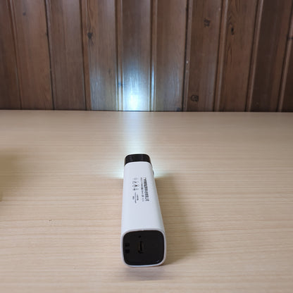 Smiling Shark brand mini flashlight, model 617, which features a rechargeable USB design and doubles as a power bank #6190