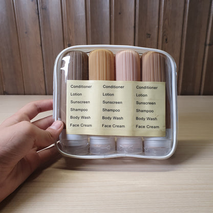 Leak-Proof silicone travel bottles #6073