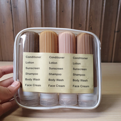 Leak-Proof silicone travel bottles #6073