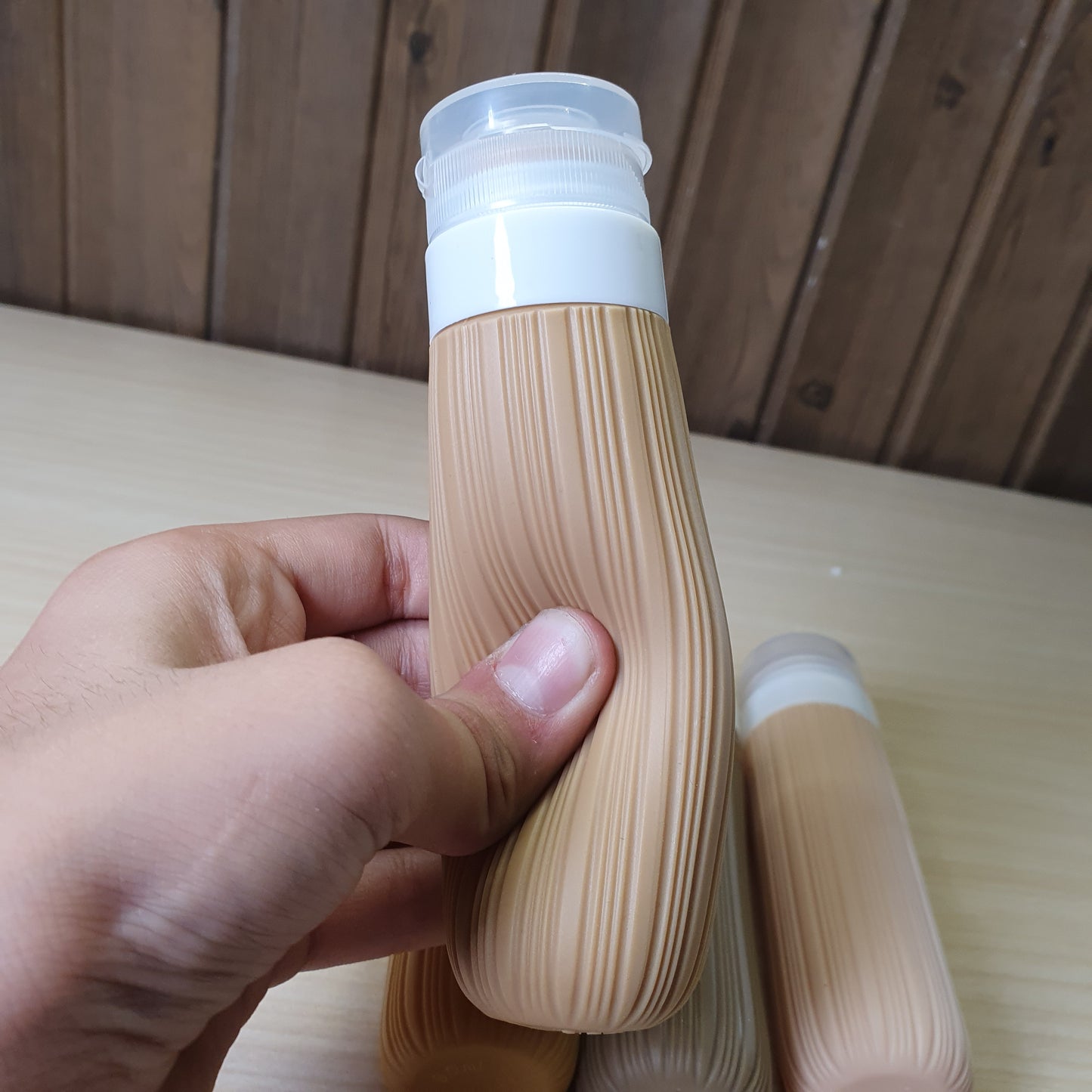 Leak-Proof silicone travel bottles #6073