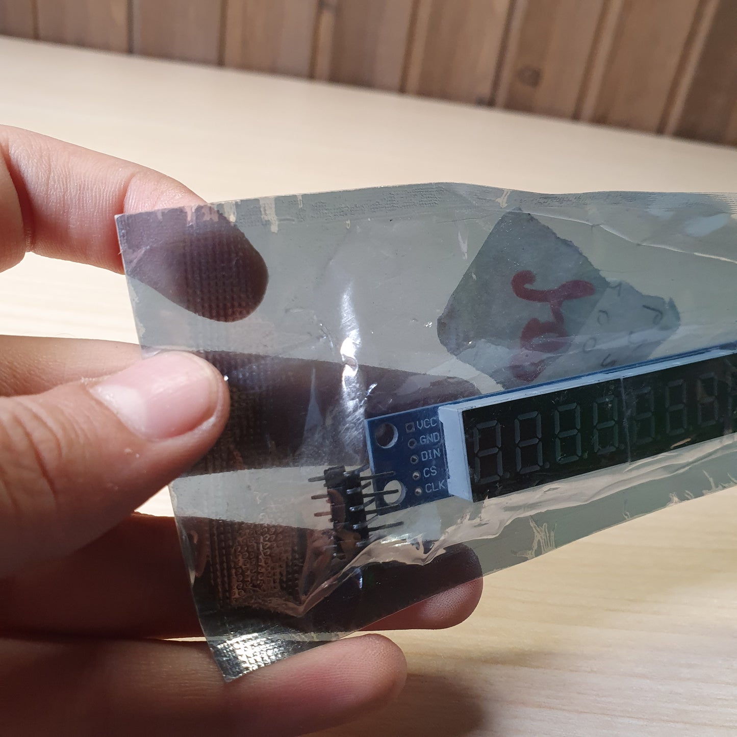 MAX7219 8-digit 7-segment LED display module #6236