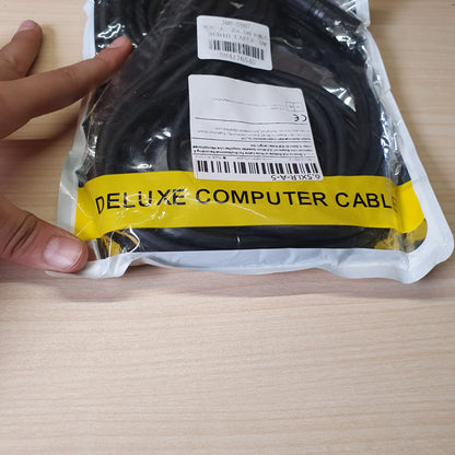 professional audio cable featuring a female XLR connector on one end and a 1/4" (6.35mm) mono jack plug on the other.#6167