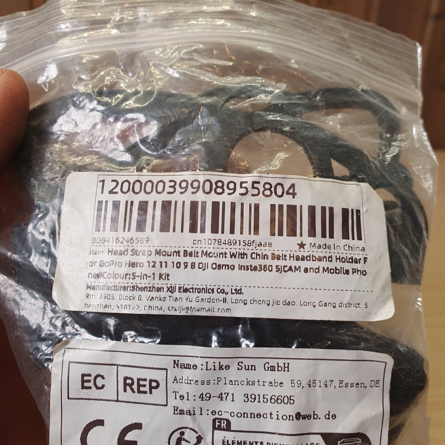 Head Mount Strap For Action Cameras #6095