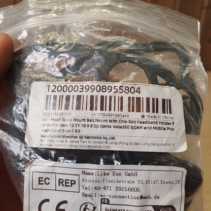 Head Mount Strap For Action Cameras #6095