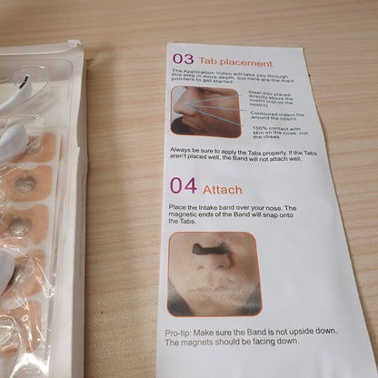 Intake breathing kit features a magnetic applicator to help open nasal passages for better airflow.#1043