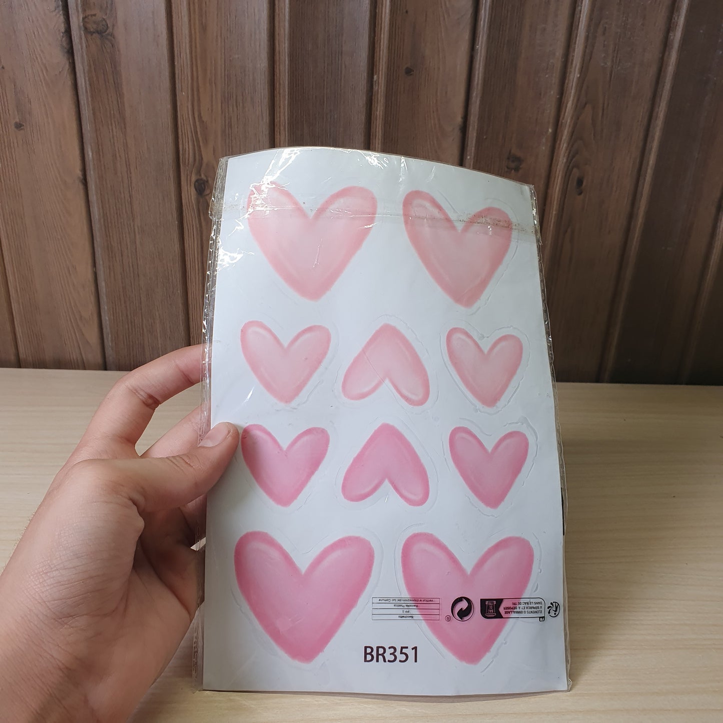 Hearts Stickers #6097