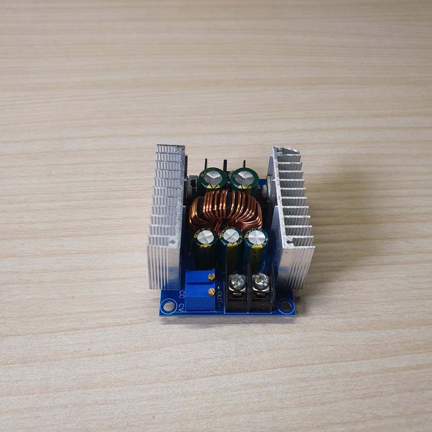 300W 20A DC-DC Buck Converter, a module designed to step down voltage from a higher input (6-40V) to a lower, adjustable output (1.2-36V).#6066