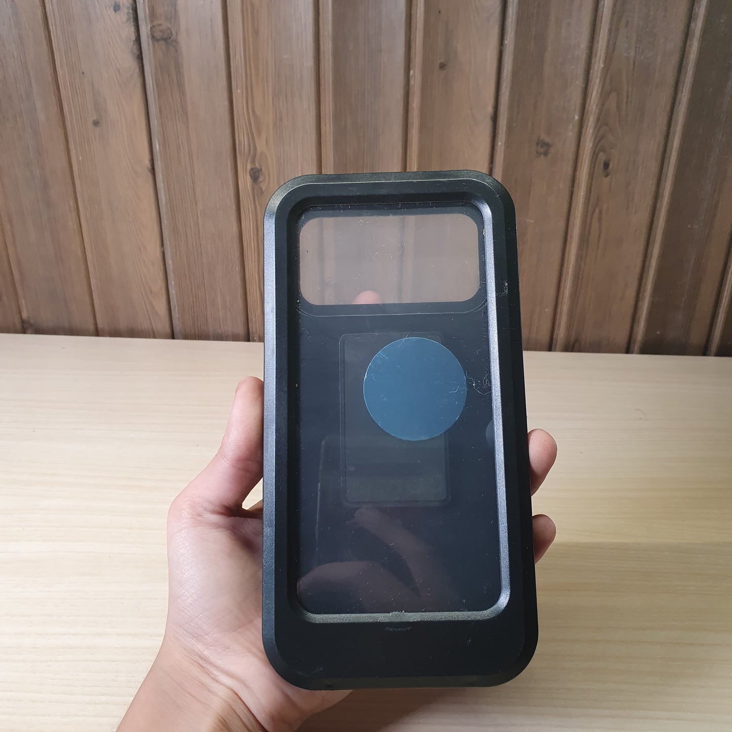 Universal black waterproof phone holder #6380