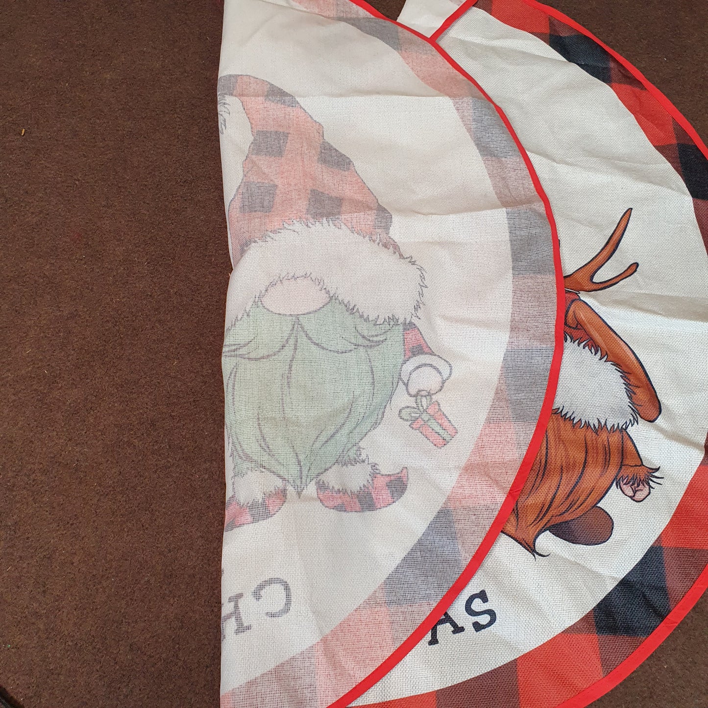 Christmas tree skirt Bottom Apron #6152