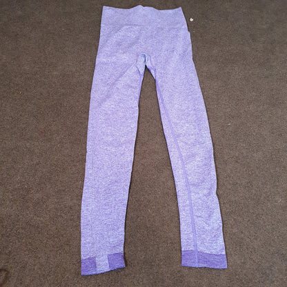 purple marl seamless leggings For Gym #3380