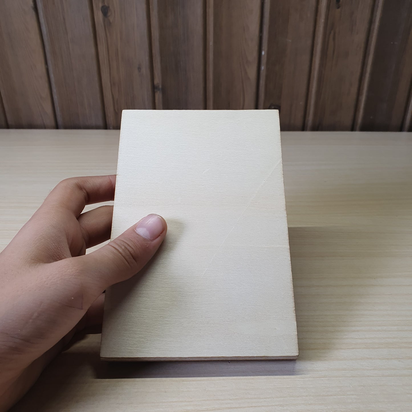 10 Pieces  Blank Plywood Wood Business Card Wooden Name Card Unfinished Wood Plaque Shapes Sign DIY Decor Crafts  #6779