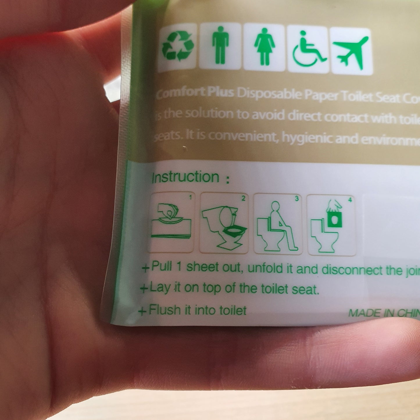 Disposable Toilet seat Cover #6738