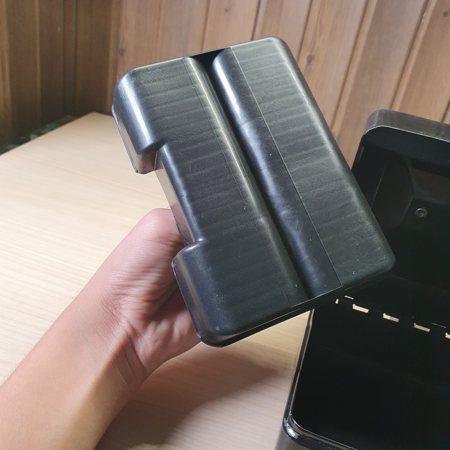 Portable metal cash box #6797