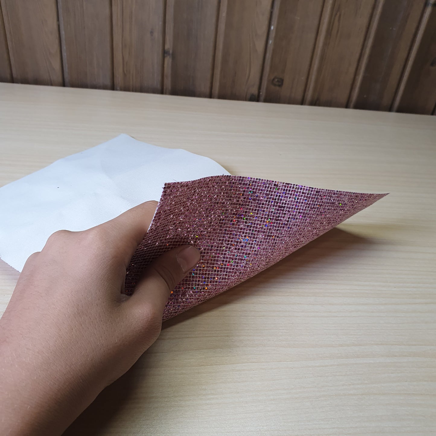 Rhinestone mesh sheet commonly used for DIY crafting and decoration.#6773