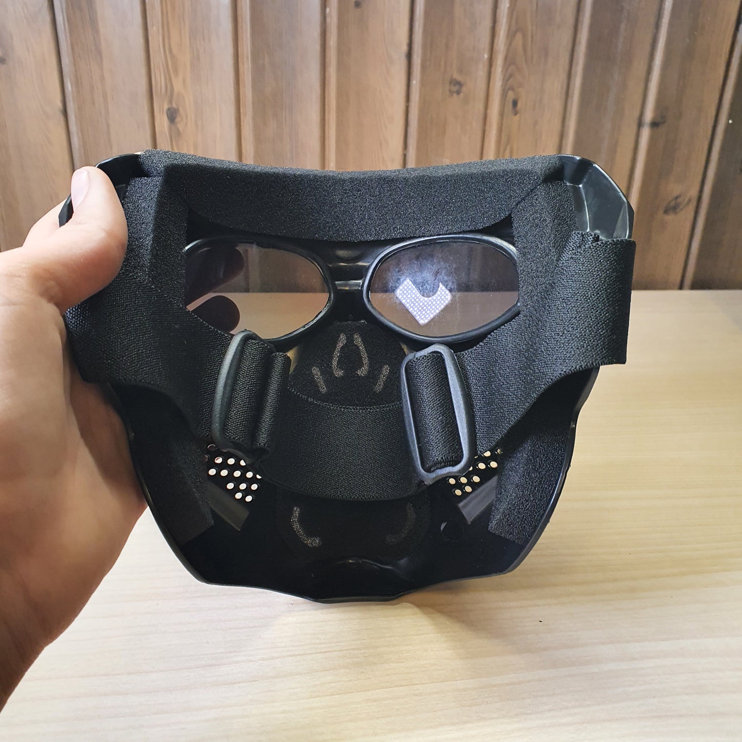 Full-face tactical skull mask designed for  motorcycle riding. #6574