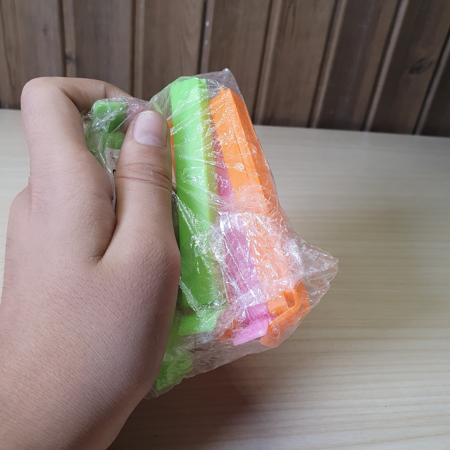 Plastic snack bag clips designed to create an airtight seal for food freshness. #6819