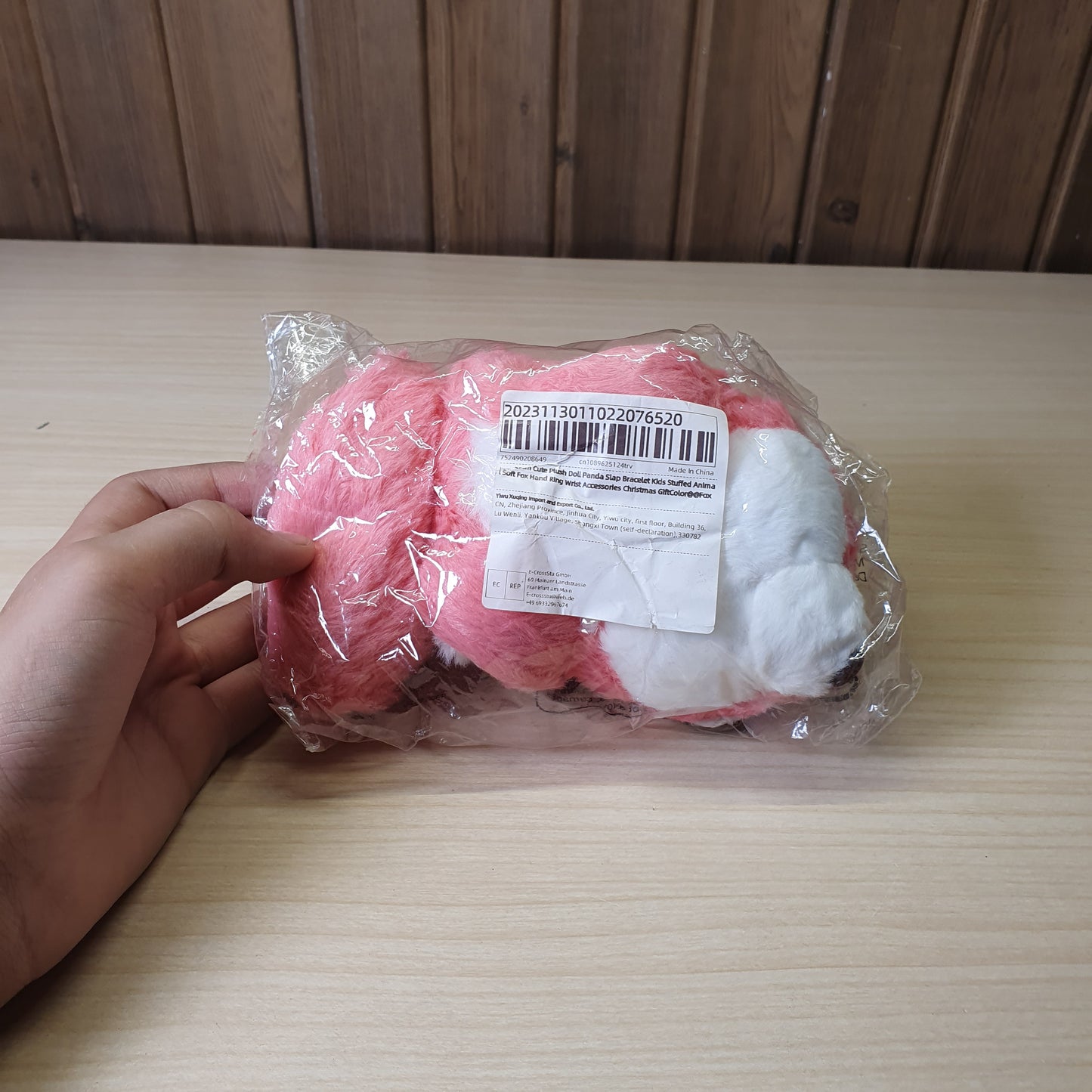 Cute Plush Panda Slap Bracelet #6649