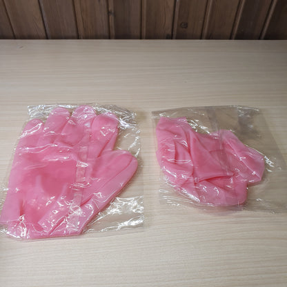 Silicone Exfoliating Socks And Gloves Anti Slip #6624