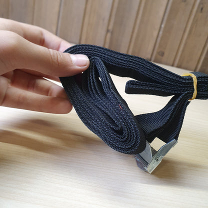 heavy-duty polyester lashing strap designed for securing cargo on vehicles or bundling items. #6614