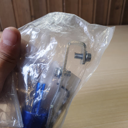 Blue aluminum turbo sound whistle #6632