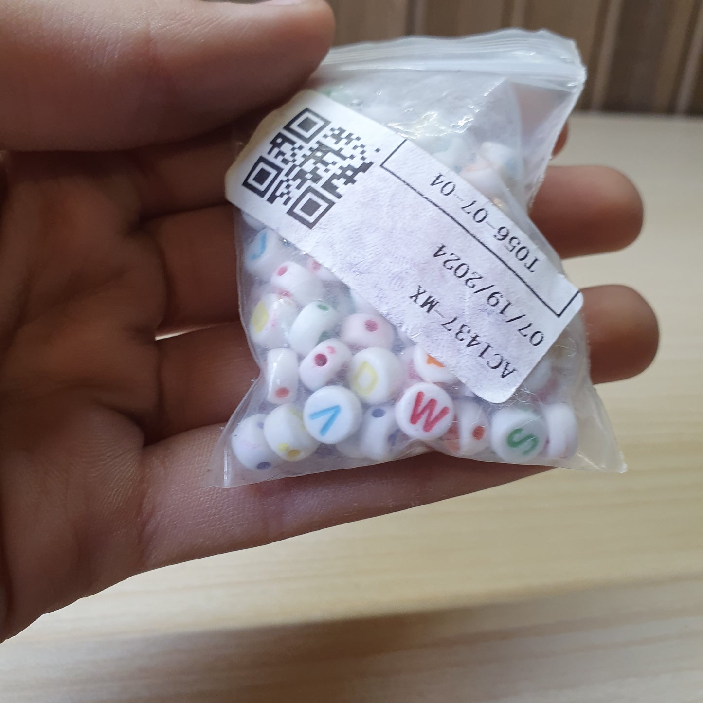 Alphabets Beads #6780