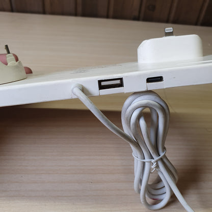 White 6-in-1 multi-function wireless charging station #6937