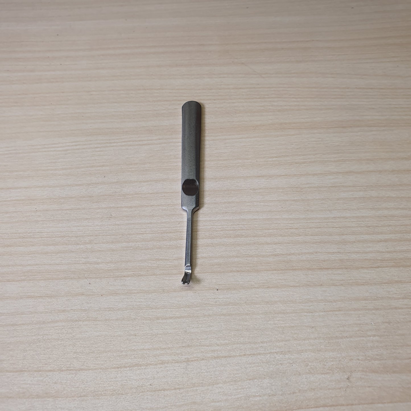 Steel cuticle pusher and trimmer, designed for removing dead skin and cuticles during manicures or pedicures. #6970