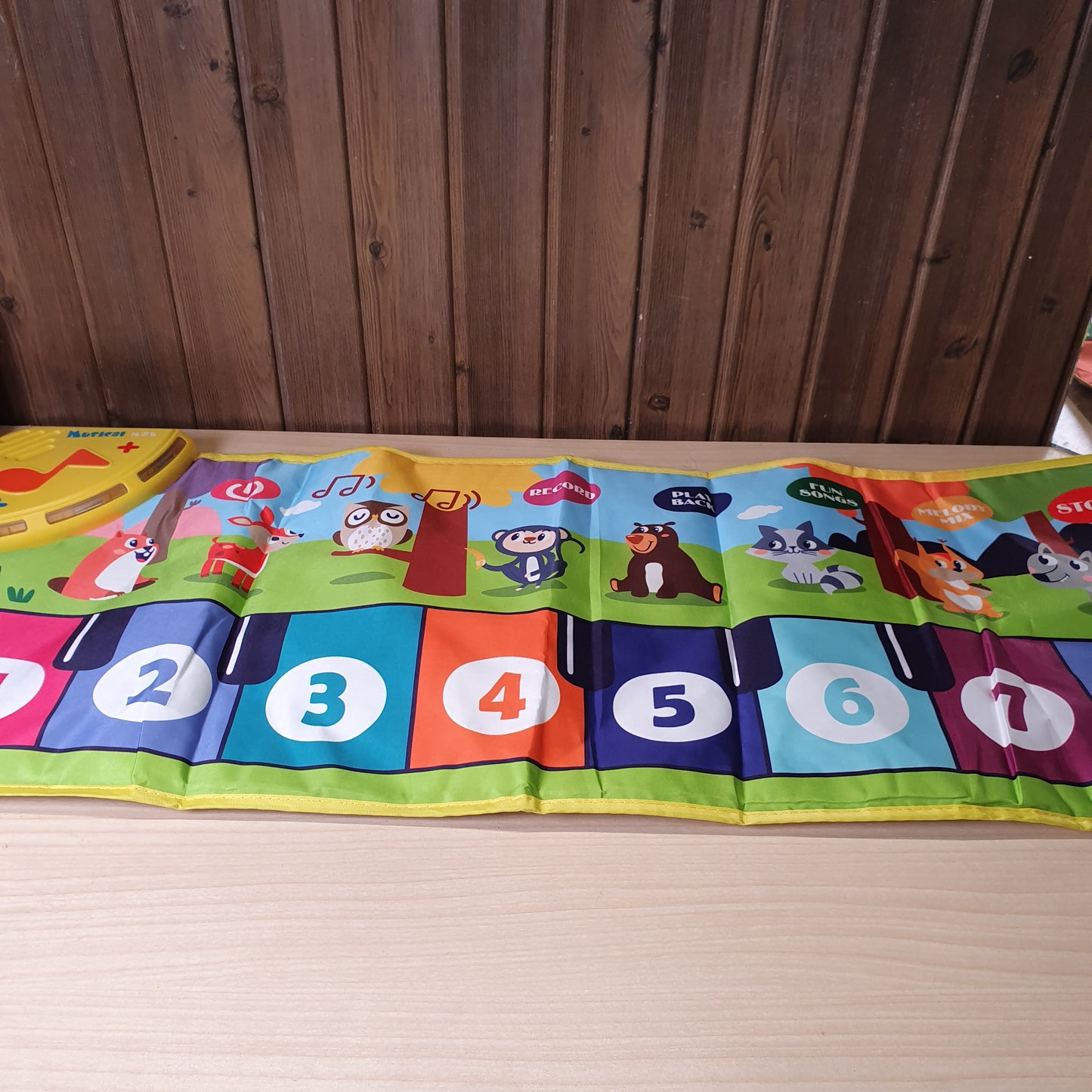 English musical piano game mat #6826