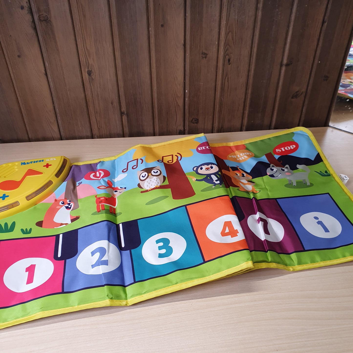 English musical piano game mat #6826