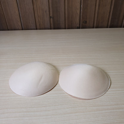 Beige bra padding inserts  #6992