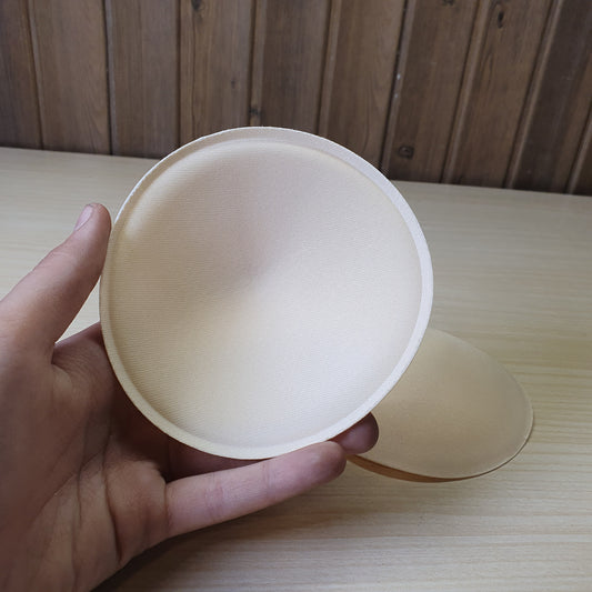 Beige bra padding inserts  #6992