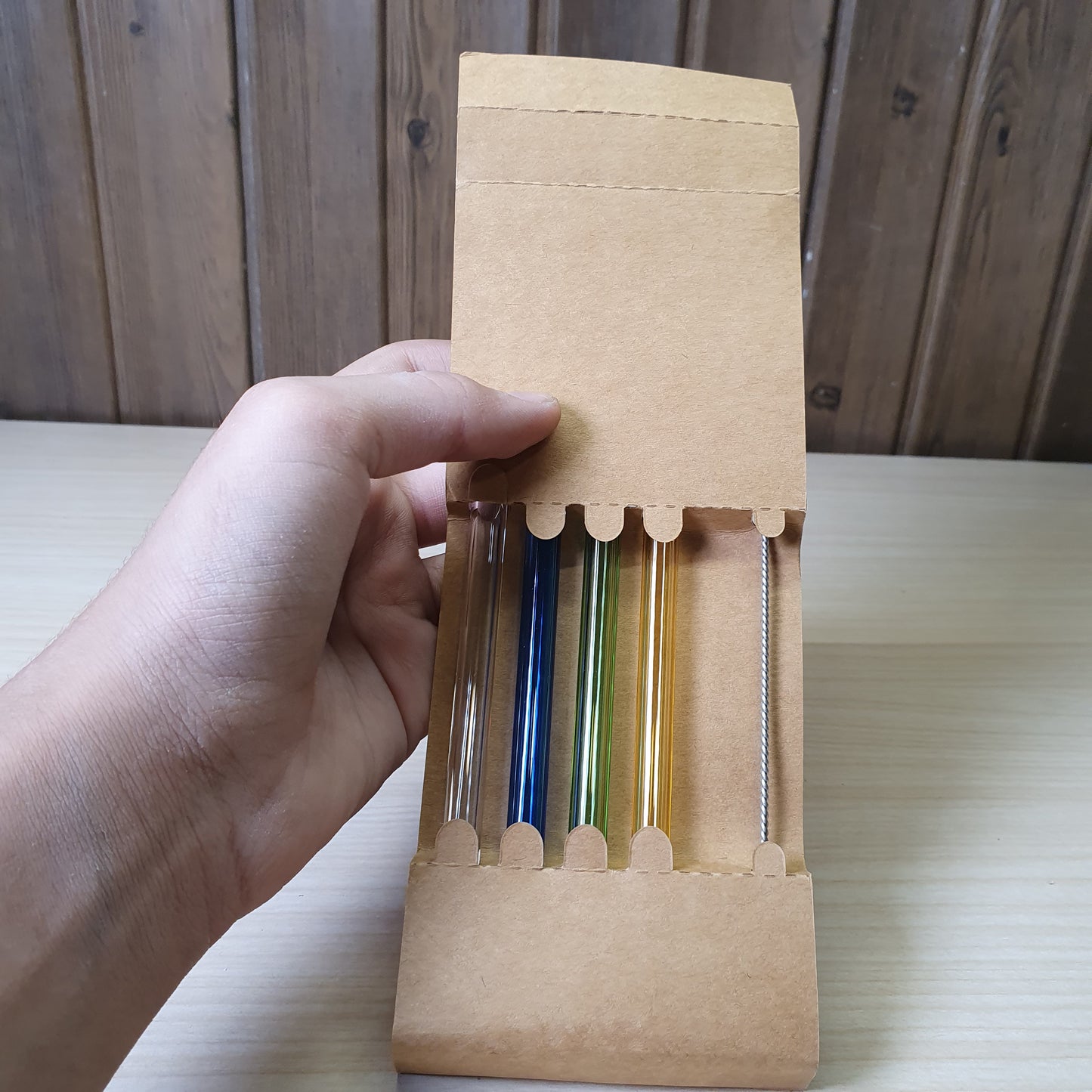 Colorful Glass Straws #6525