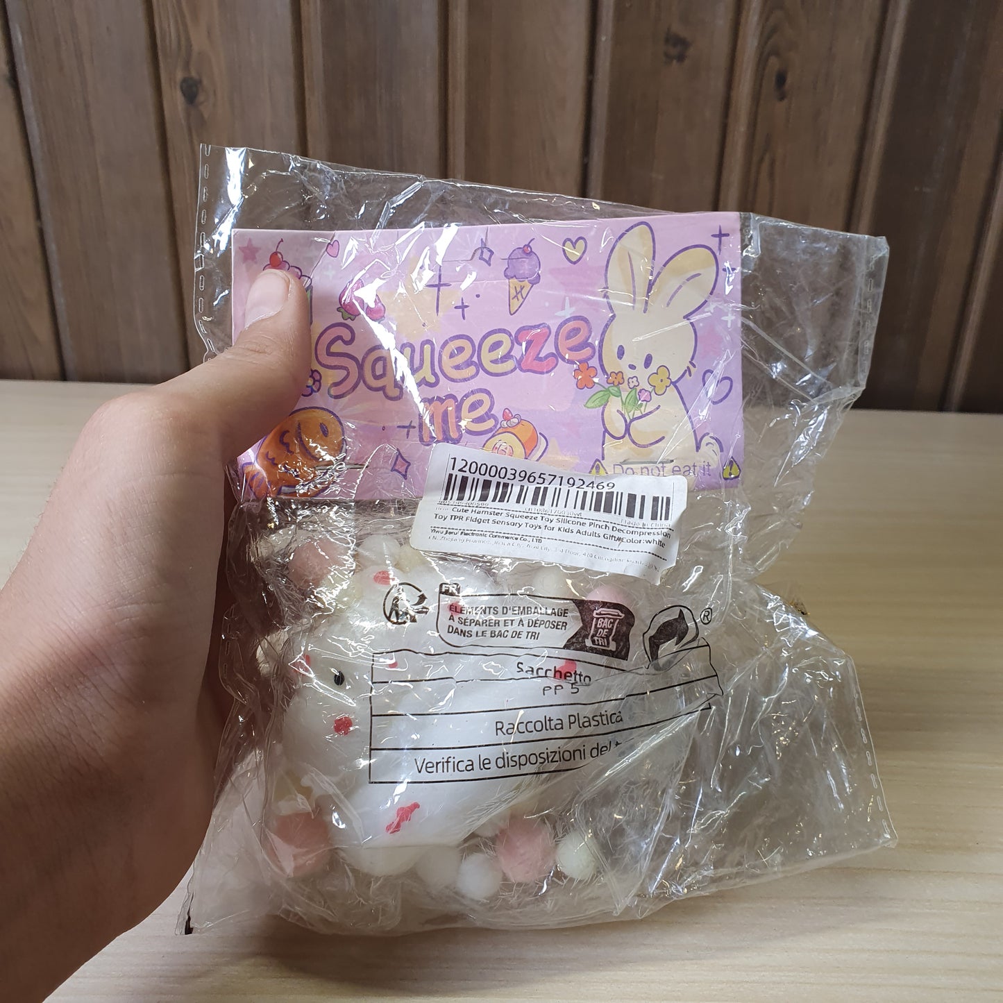 Squishy hamster squeeze toy#6853