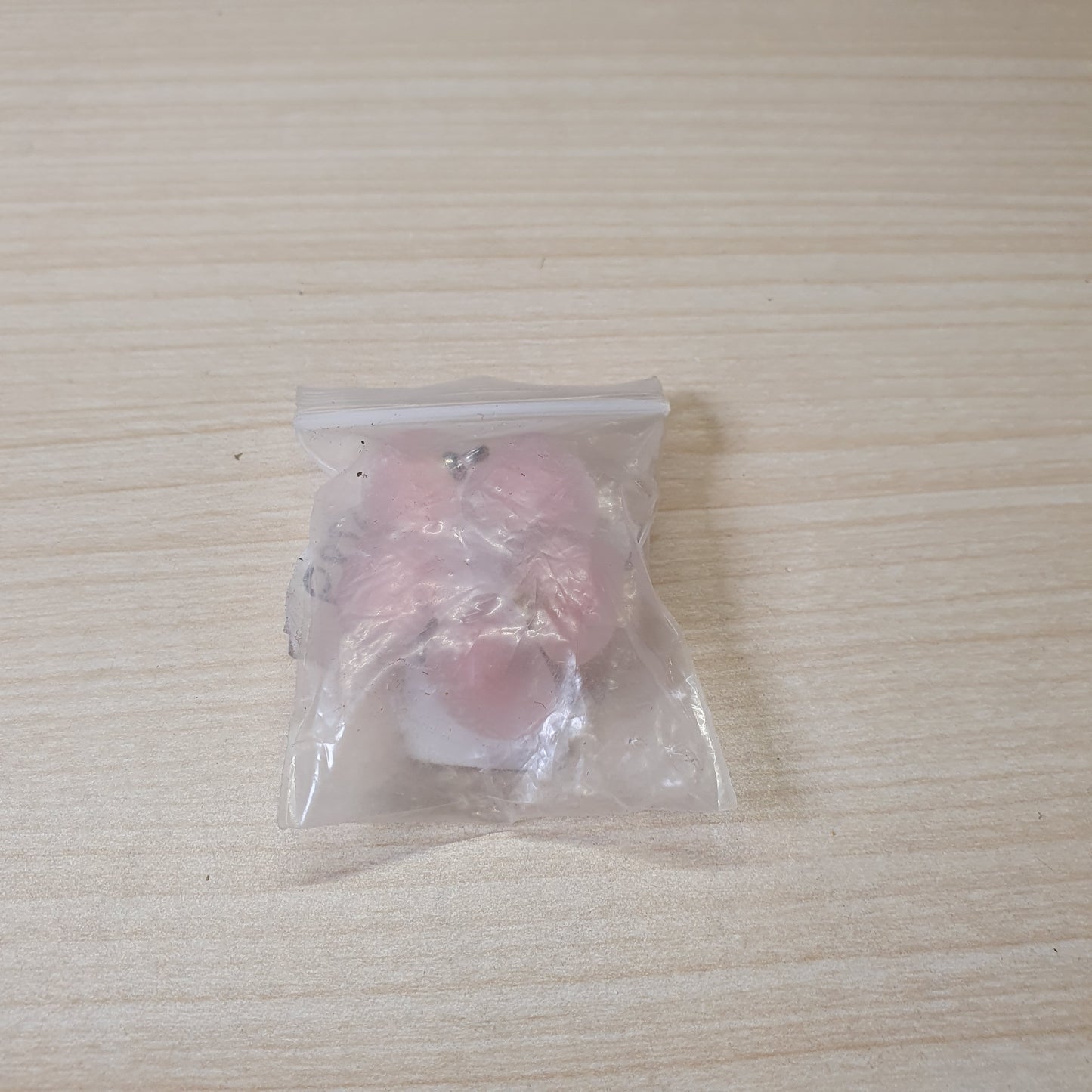 Frosted heart charms #6825