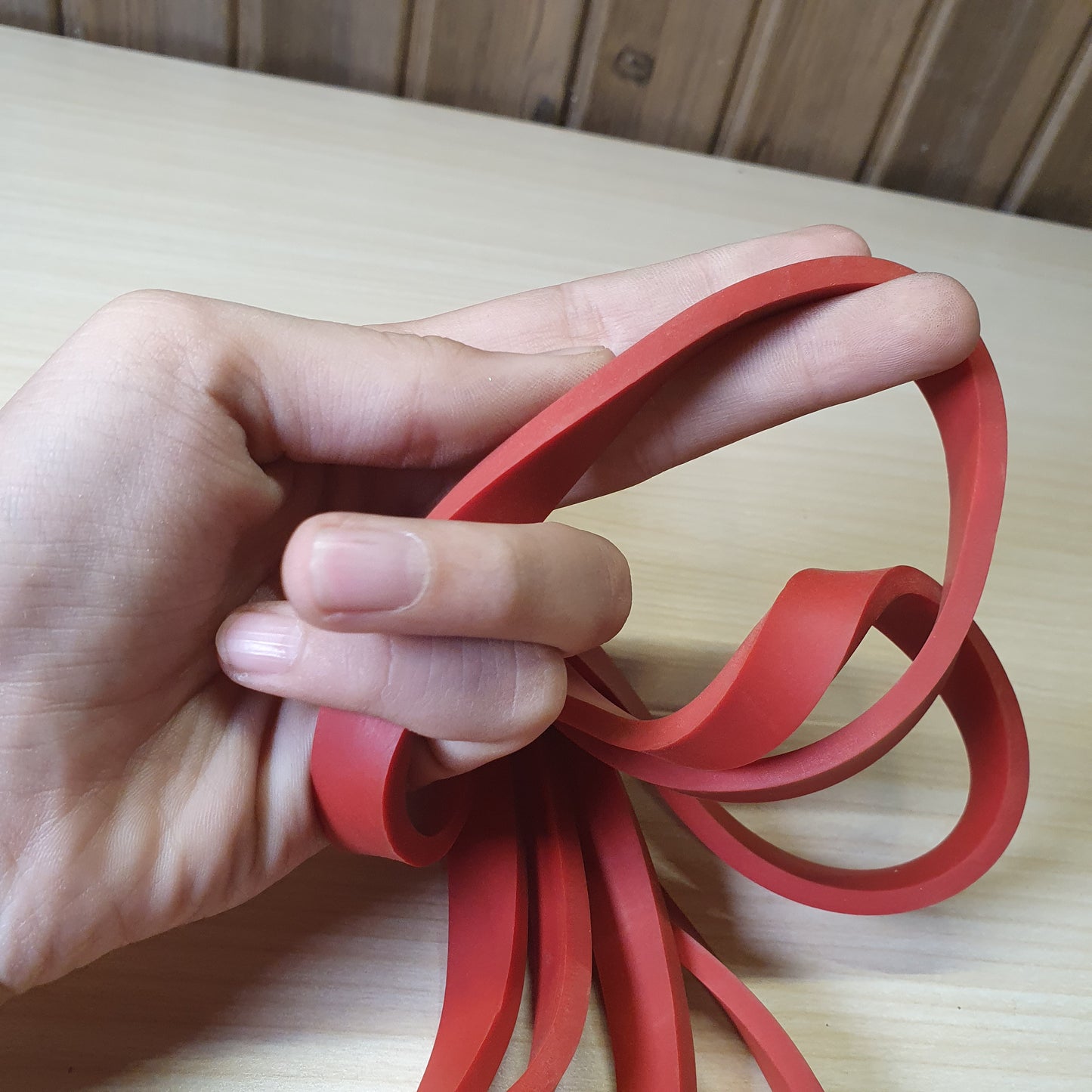 Red power loop resistance band  For Yoga And exercise #6979